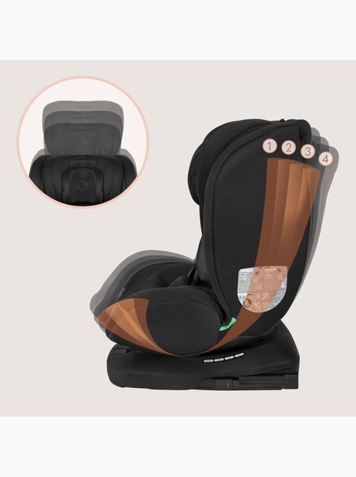 Siège auto 360° LIONELO Bastiaan i-Size - ISOFIX - Groupe 0+/1/2/3 - 40 à 150 cm - SideProtect - Kiabi