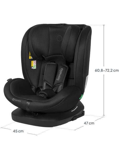 Siège auto 360° LIONELO Bastiaan i-Size - ISOFIX - Groupe 0+/1/2/3 - 40 à 150 cm - SideProtect - Kiabi