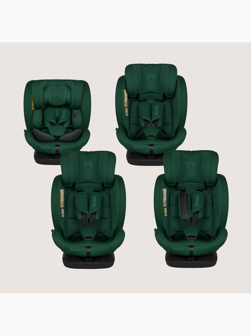 Siège auto 360° LIONELO Bastiaan i-Size - ISOFIX - Groupe 0+/1/2/3 - 40 à 150 cm - SideProtect Vert - Kiabi