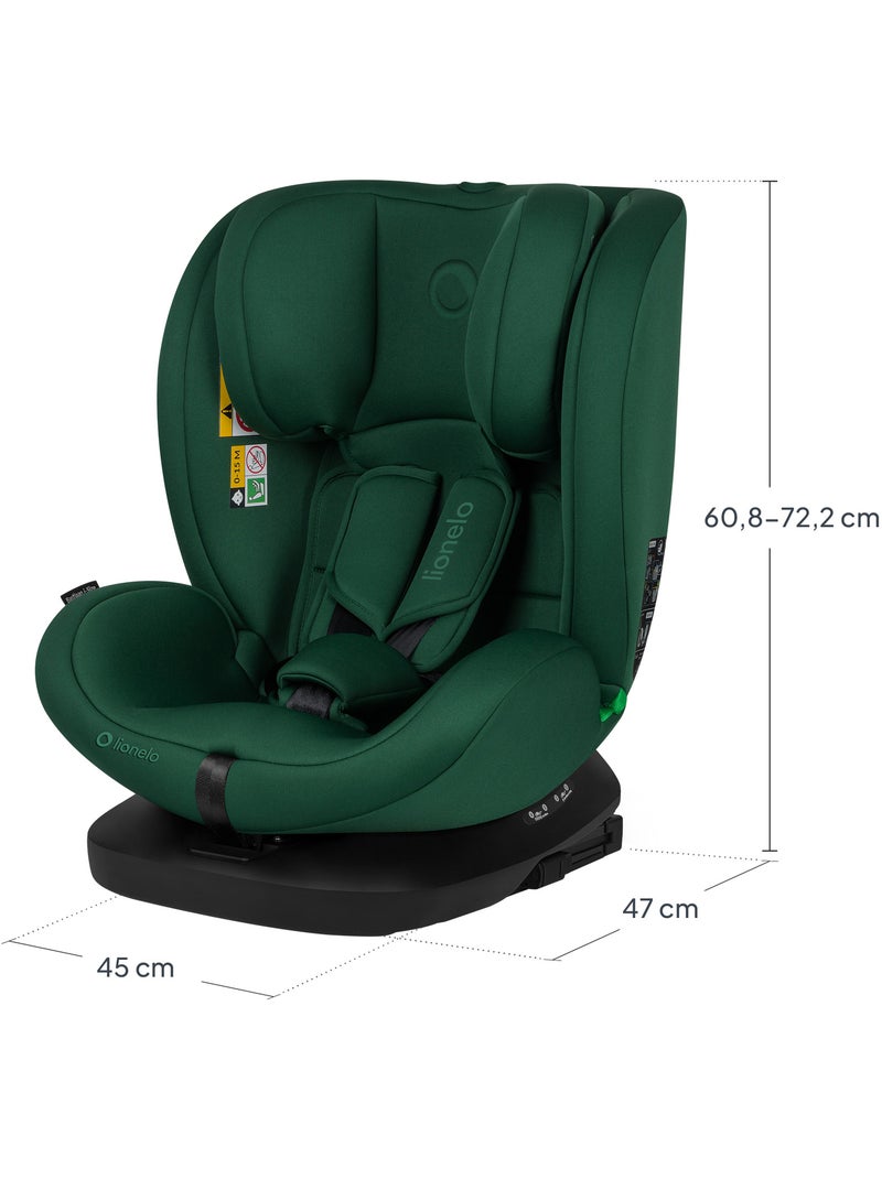 Siège auto 360° LIONELO Bastiaan i-Size - ISOFIX - Groupe 0+/1/2/3 - 40 à 150 cm - SideProtect Vert - Kiabi