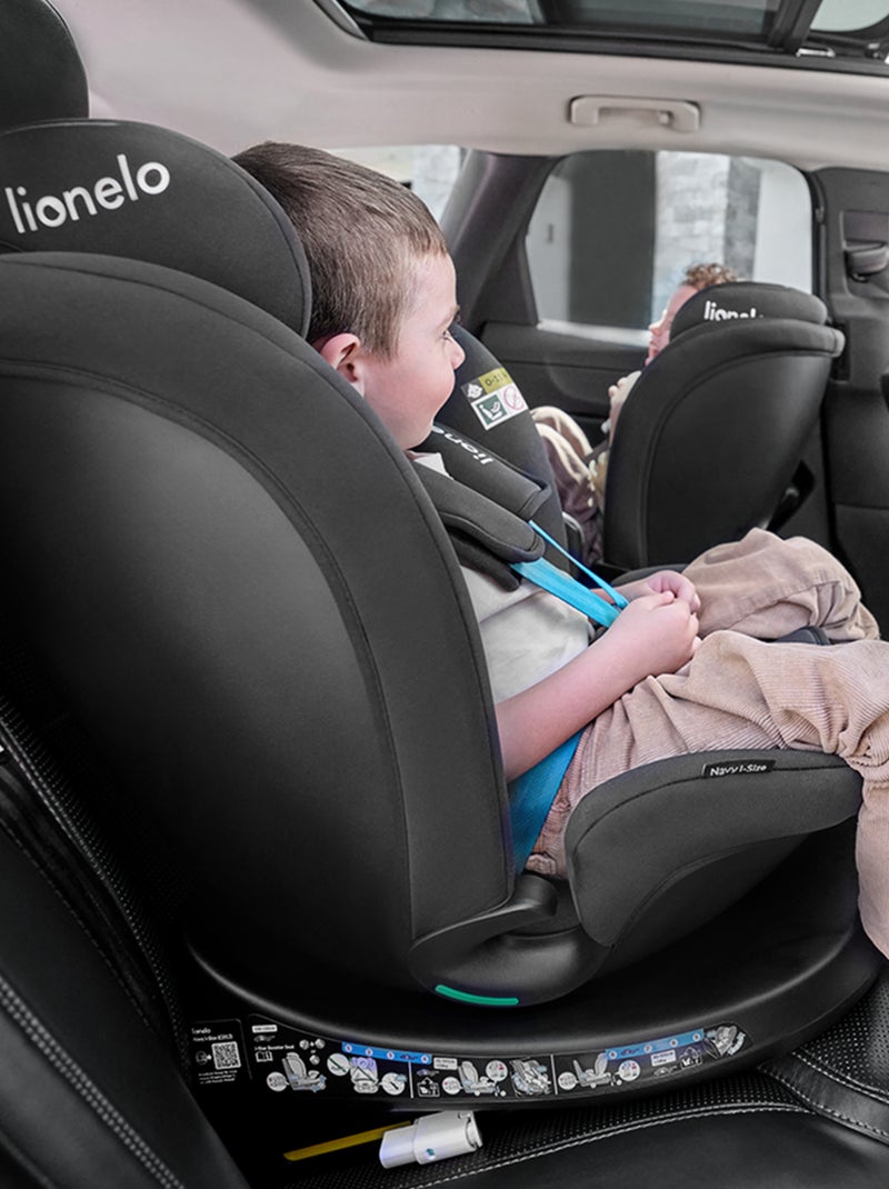 Siège auto 360° LIONELO Navy i-Size - ISOFIX - Ventilation du boîtier - 40-150 cm - 0+/1/2/3 Noir Bleu - Kiabi