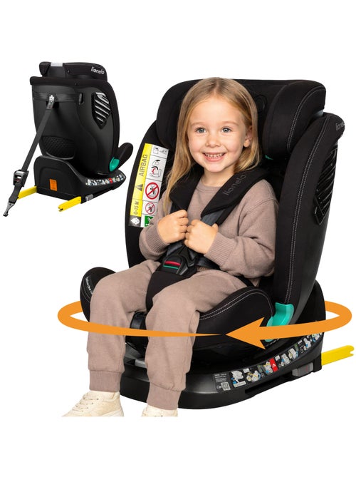 Siège auto 40-150cm LIONELO Bastiaan One i-Size - Base pivotante 360° - ISOFIX - Kiabi