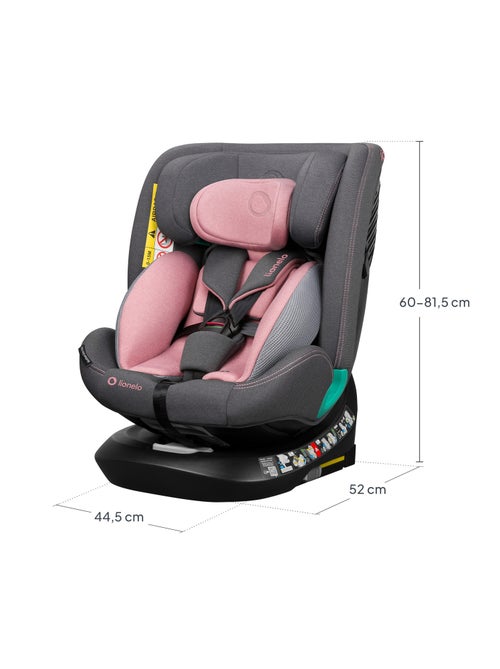 Siège auto 40-150cm LIONELO Bastiaan One i-Size - Base pivotante 360° - ISOFIX - Kiabi