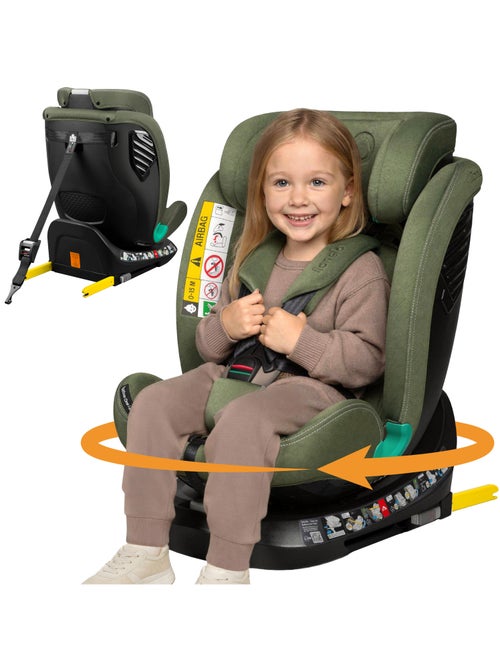 Siège auto 40-150cm LIONELO Bastiaan One i-Size - Base pivotante 360° - ISOFIX - Kiabi