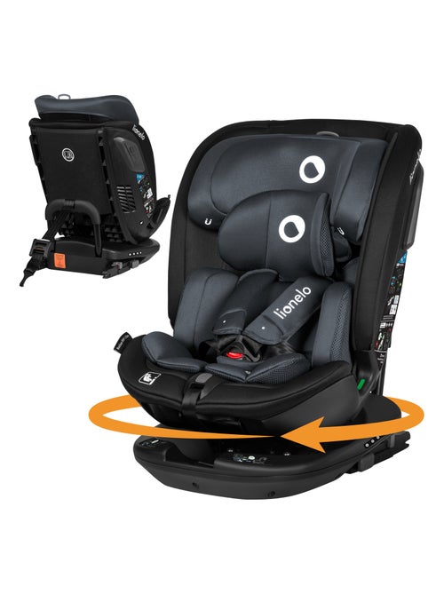 Siège auto 40-150cm LIONELO Bastiaan RWF i-Size - Base pivotante 360° - ISOFIX - Groupe 0/1/2/3 - Kiabi Siège auto 40-150cm LIONELO Bastiaan RWF i-Size - Base pivotante 360° - ISOFIX - Groupe 0/1/2/3 - Kiabi