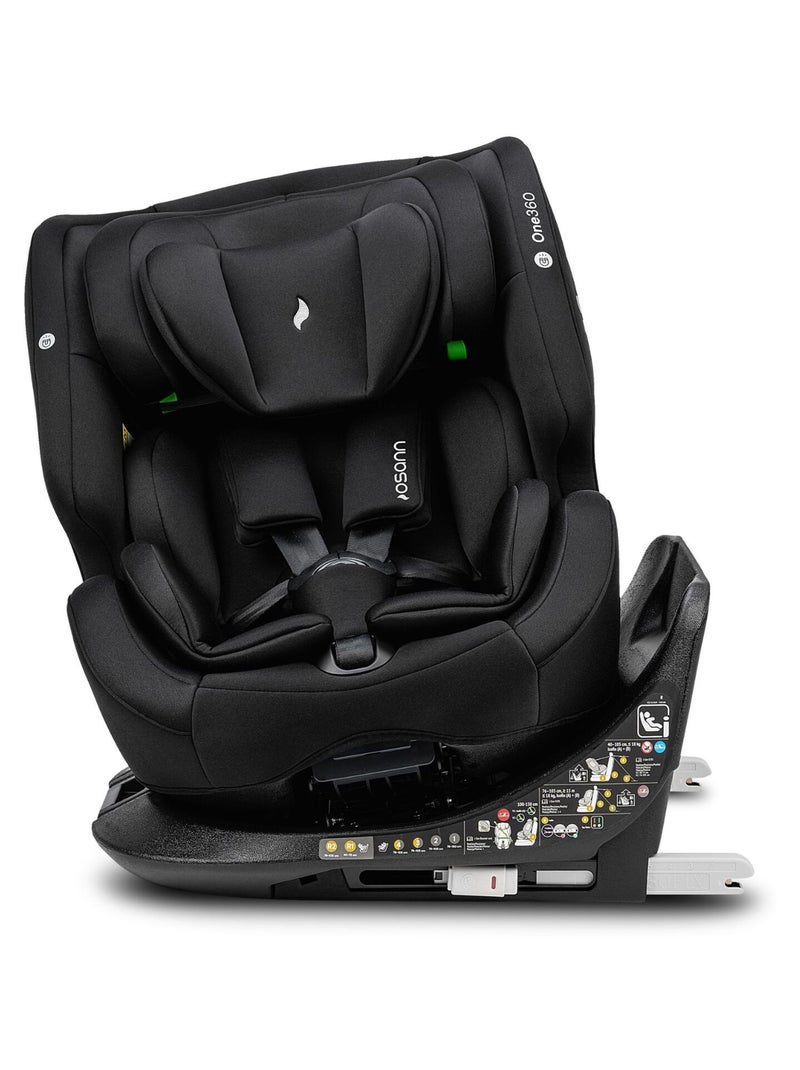 Siège auto bébé/enfant one360 i-size 40-150 cm Noir Noir - Kiabi
