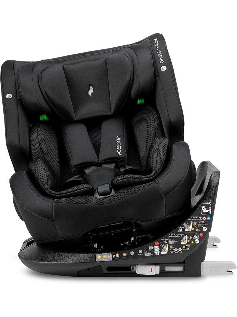 Siège auto bébé/enfant one360 klimax isofix i-size - 40-150 cm Noir Noir - Kiabi