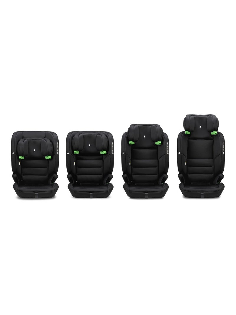 Siège auto enfant flux isofix ext i-size 76-150 cm Noir Noir - Kiabi
