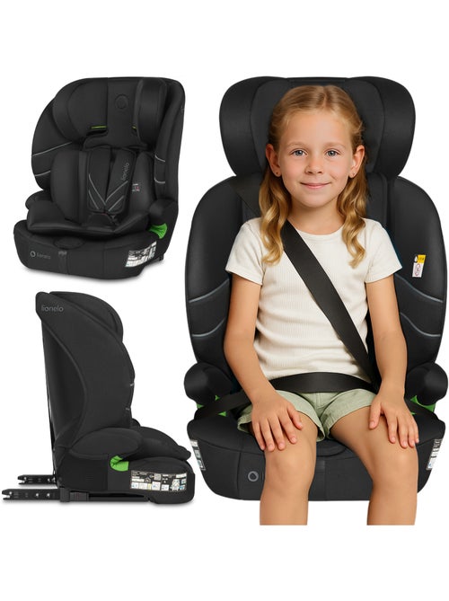 Siège auto évolutif LIONELO Levi Fix i-Size - ISOFIX - 76-150 cm - Groupe 1/2/3 - Kiabi Siège auto évolutif LIONELO Levi Fix i-Size - ISOFIX - 76-150 cm - Groupe 1/2/3 - Kiabi