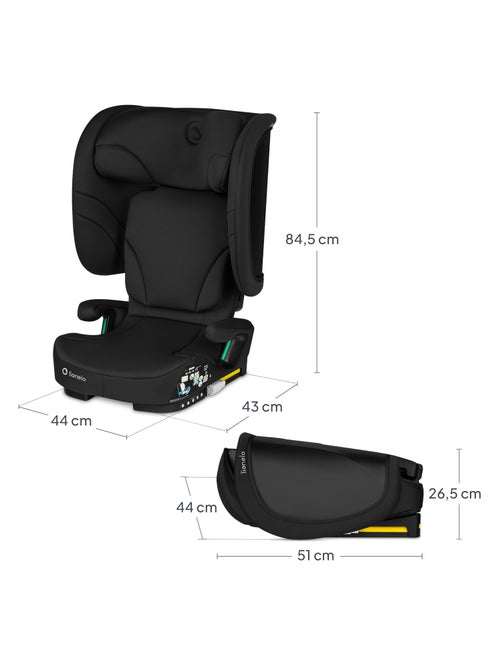 Siège auto pliable LIONELO Orin i-Size - ISOFIX - 100-150 cm - Léger - Groupe 2/3 - Kiabi Siège auto pliable LIONELO Orin i-Size - ISOFIX - 100-150 cm - Léger - Groupe 2/3 - Kiabi