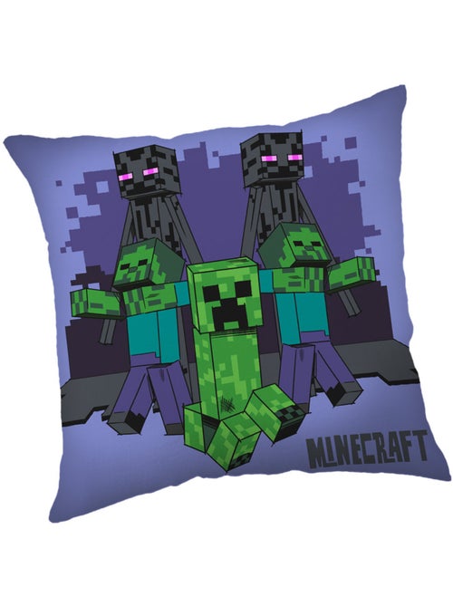 Sierkussen vierkant Minecraft Model 2 dubbelzijdig 40 x 40 cm MINECRAFT - Kiabi