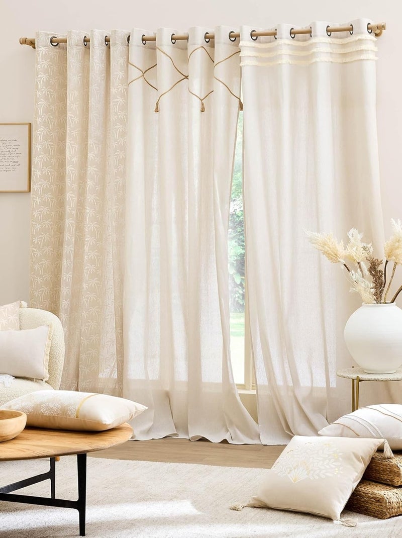 Sierkussens van Katoen PROMO LINGE Beige - Kiabi