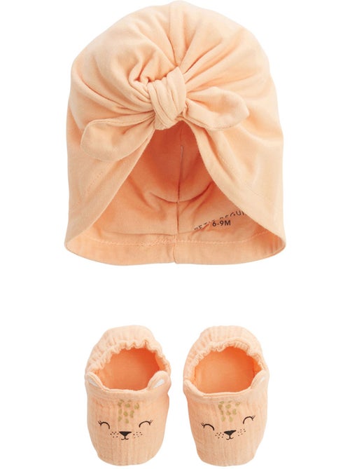 Sierra babymutsje en -schoentjes - Kiabi