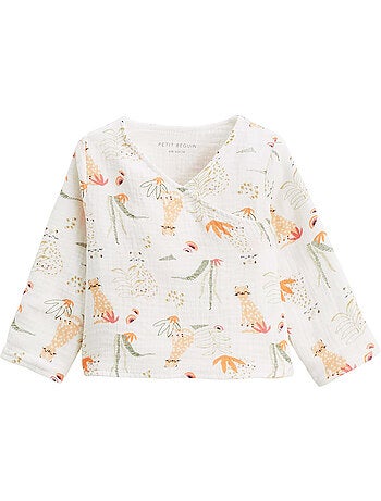 Sierra katoenen gaas babyvestje