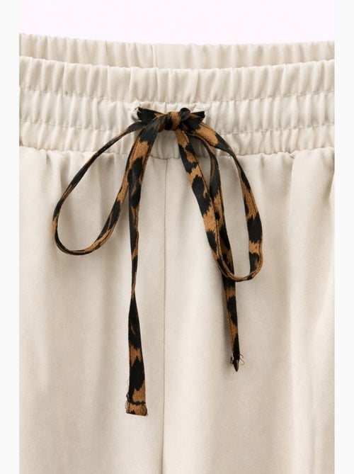 Sigarettenbroek met elastische taille mixray - Kiabi Sigarettenbroek met elastische taille mixray - Kiabi