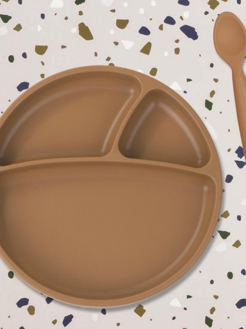 Siliconen babylepel Bruin - Kiabi