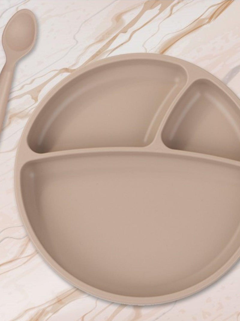 Siliconen babylepel Bruin - Kiabi