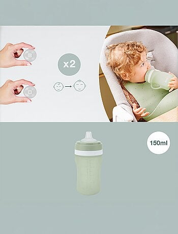 Siliconen drinkfles 150 ml 'Babymoov'