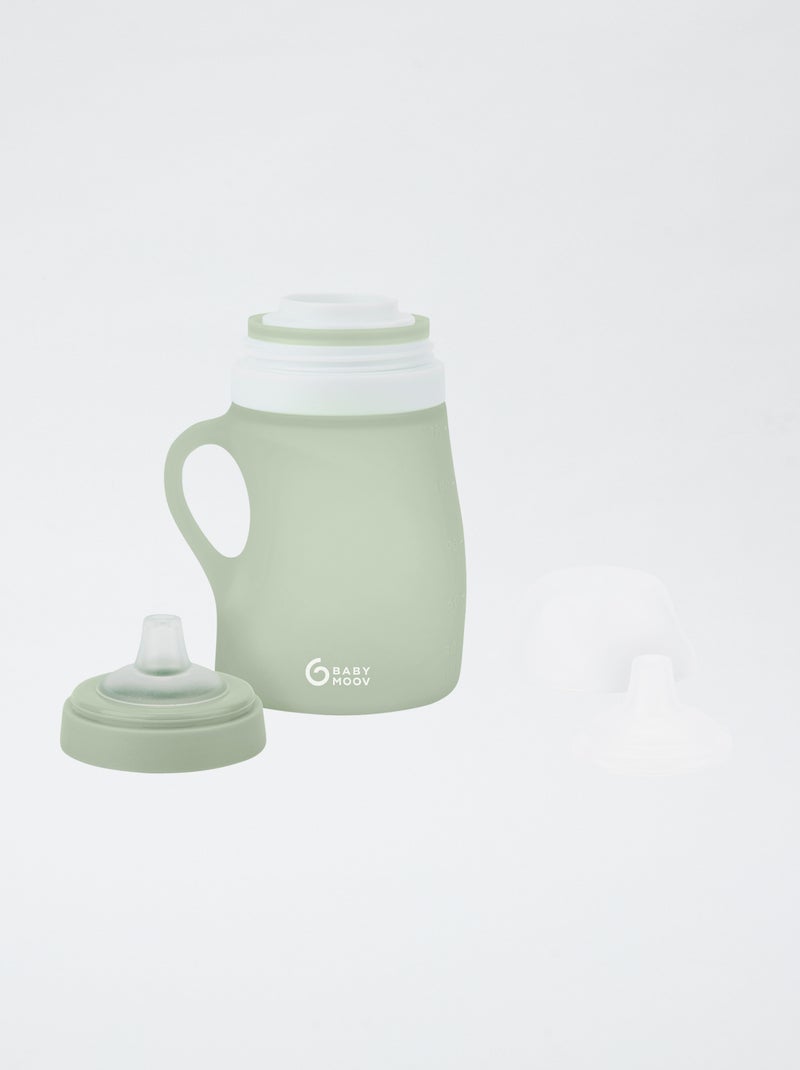 Siliconen drinkfles 150 ml 'Babymoov' Groen - Kiabi