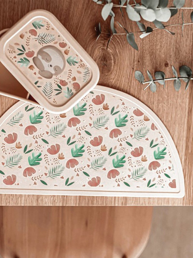 Siliconen lunchbox voor kinderen | sassi junior Beige - Kiabi