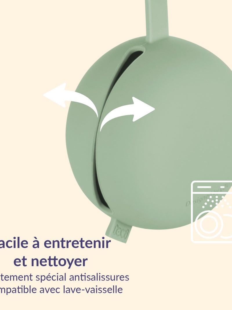 Siliconen speenbox difrax lovi | difrax Groen - Kiabi