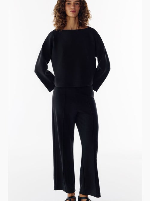 Silky touch top met lange mouwen penti - Kiabi Silky touch top met lange mouwen penti - Kiabi