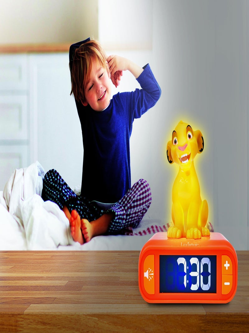 Simba nachtlampje wekker met geluiden Geel - Kiabi