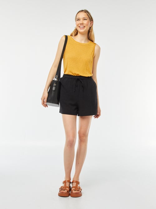 Singlet met brede schouderbandjes - Kiabi