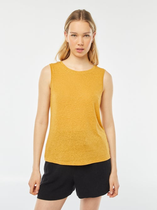 Singlet met brede schouderbandjes - Kiabi