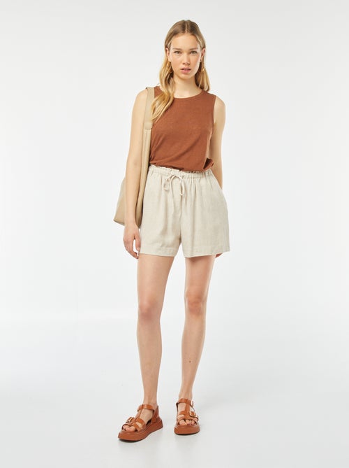 Singlet met brede schouderbandjes - Kiabi