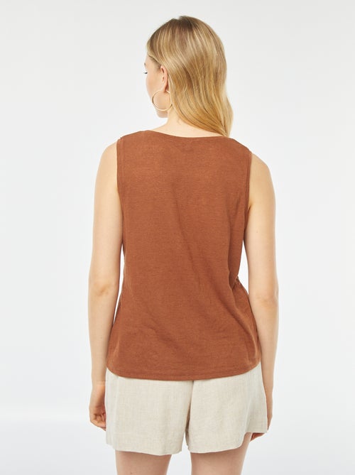 Singlet met brede schouderbandjes - Kiabi