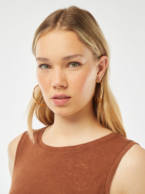 Singlet met brede schouderbandjes - Kiabi