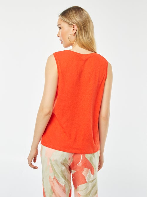 Singlet met brede schouderbandjes - Kiabi