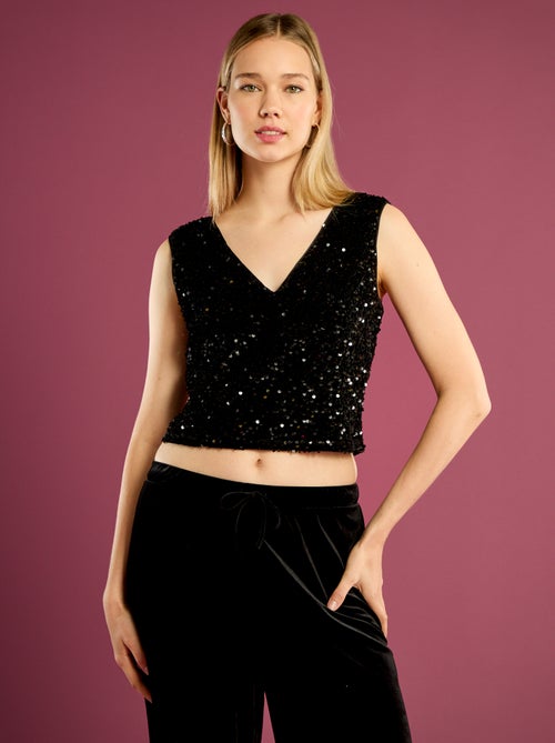 Singlet met lovertjes - Kiabi Singlet met lovertjes - Kiabi