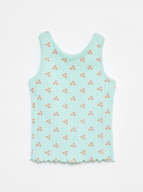 Singlet met print - Kiabi