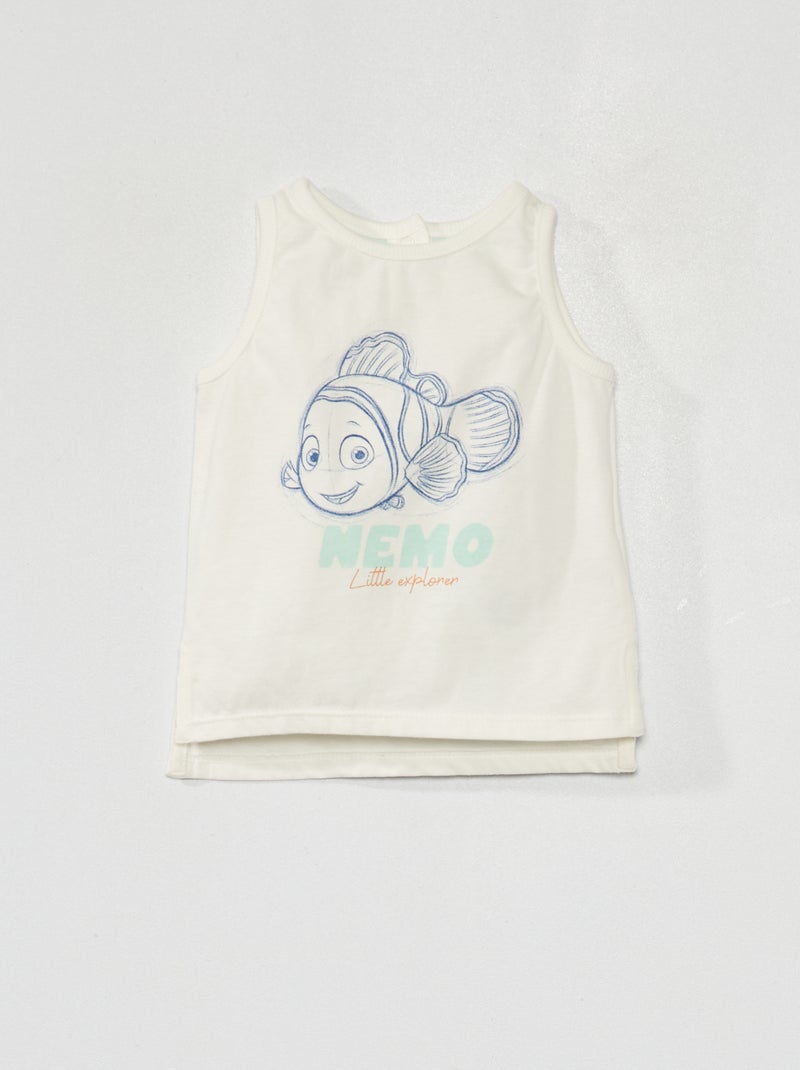 Singlet met print 'Disney' 'Nemo' WIT - Kiabi