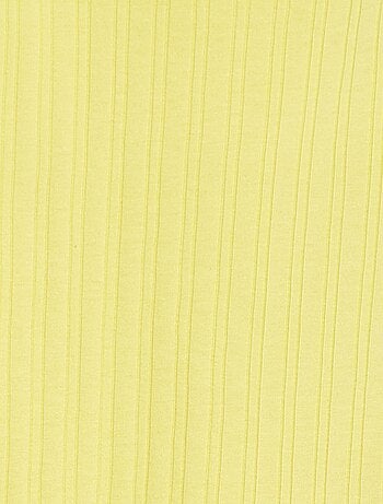 Singlet van ribstof met kant