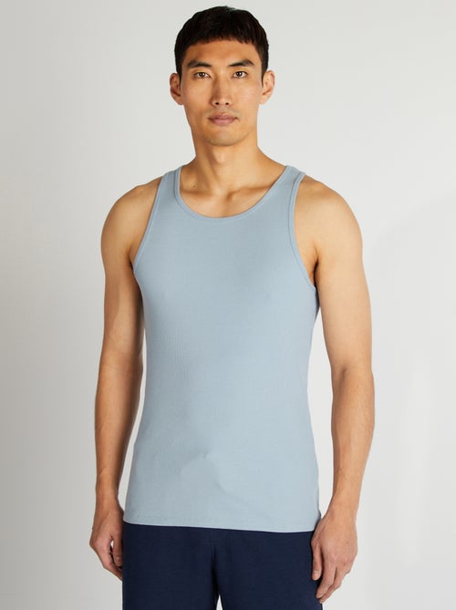 Singlet van ribtricot - Kiabi