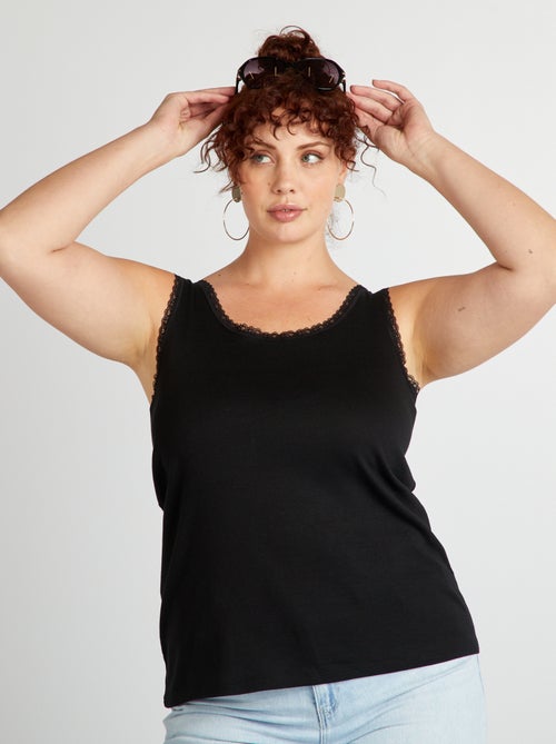 Singlet van ribtricot - Kiabi