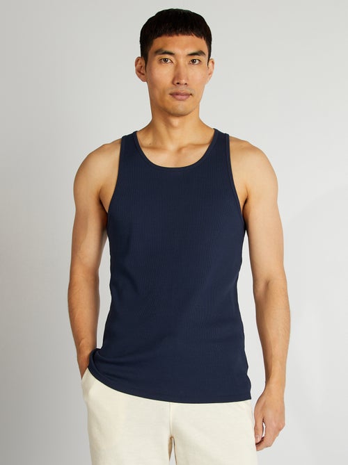 Singlet van ribtricot - Kiabi