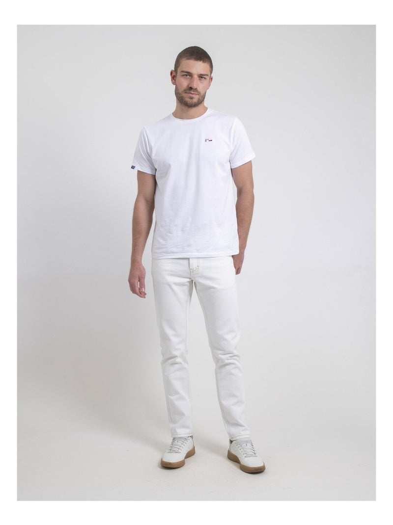 Siska rechte witte jeans Wit - Kiabi
