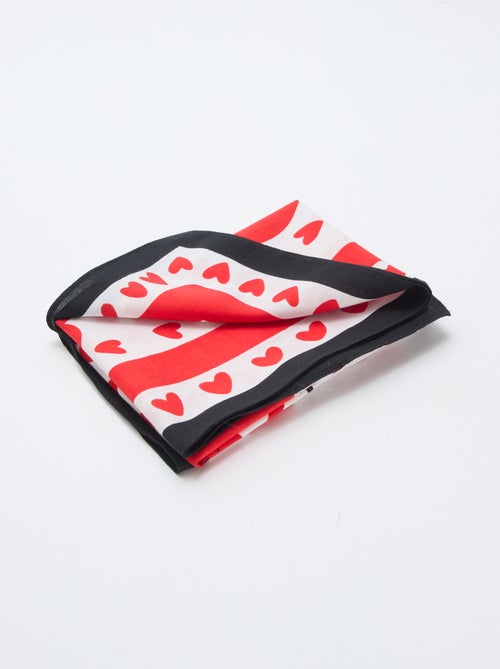 Sjaal (65x65 cm) 'Agathe Sorlet x Kiabi' - Valentijnsdag - Kiabi