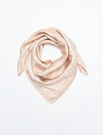 Sjaal met "bandana"-print