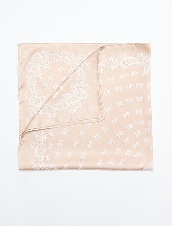 Sjaal met "bandana"-print