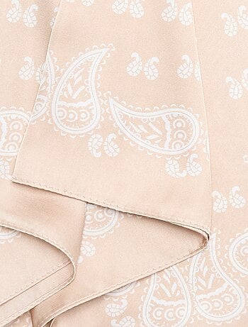 Sjaal met "bandana"-print