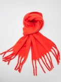 Sjaal met franjes ROOD - Kiabi