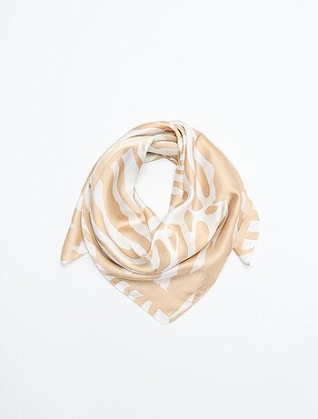 Sjaal met zebraprint