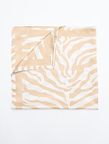 Sjaal met zebraprint