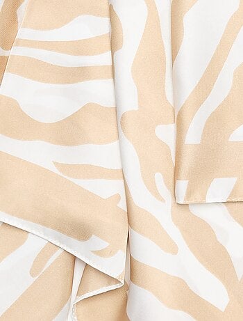 Sjaal met zebraprint