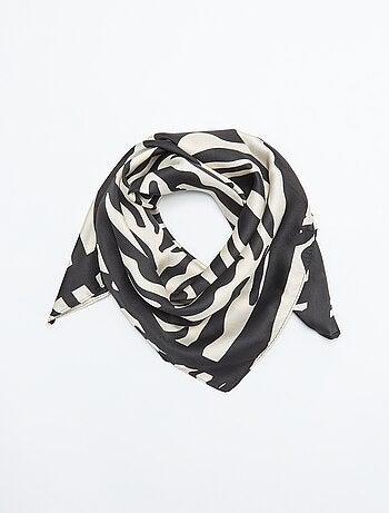 Sjaal met zebraprint